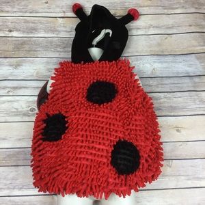 Soft Ladybug Textured Sleeveless Costume Dress 12M